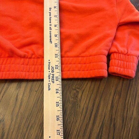Girls Nike ribbed Retro Orange Sweatshirt. Girls size 3T. Toddler athleisure. - Picture 5 of 5